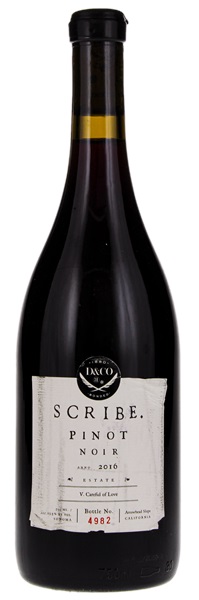2016 Scribe Estate Pinot Noir, 750ml
