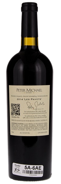 2014 Peter Michael Les Pavots, 750ml