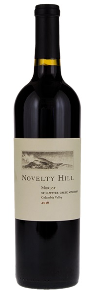 2016 Novelty Hill Stillwater Creek Vineyard Merlot, 750ml