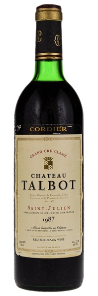 1987 Château Talbot, 750ml