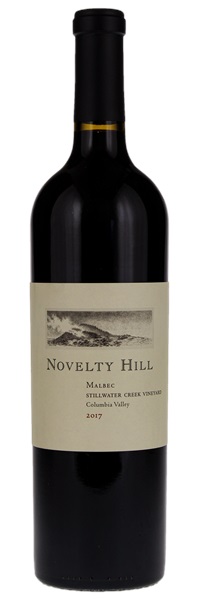 2017 Novelty Hill Stillwater Creek Vineyard Malbec, 750ml