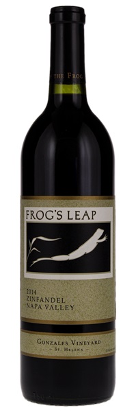 2014 Frog's Leap Winery Gonzales Vineyard Zinfandel, 750ml