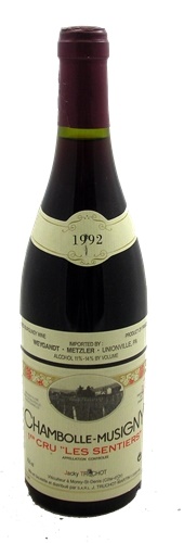 1992 Domaine J. Truchot-Martin Chambolle-Musigny Les Sentiers, 750ml