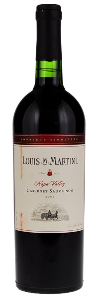 2003 Louis M. Martini Founders Signature Cabernet Sauvignon, 750ml