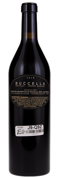 2018 Buccella Cabernet Sauvignon, 750ml