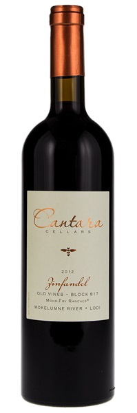 2012 Cantara Cellars Mohr-Fry Ranches Block 817 Old Vines Zinfandel, 750ml