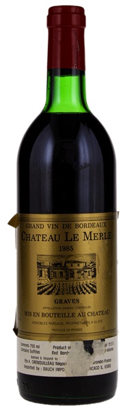 1985 Château Le Merle, 750ml