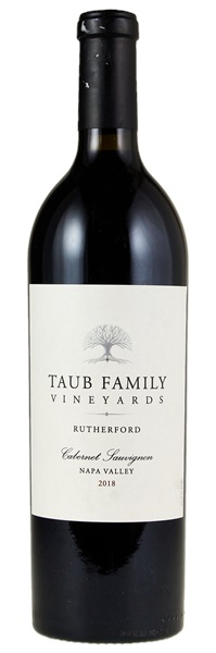 2018 Taub Family Vineyards Rutherford Cabernet Sauvignon, 750ml