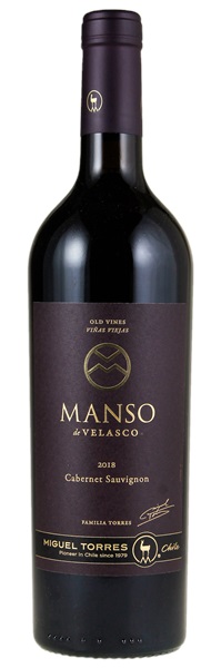 2018 Miguel Torres Manso de Velasco Old Vines Cabernet Sauvignon, 750ml
