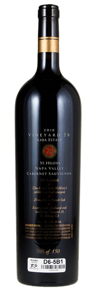 2018 Vineyard 29 Aida Cabernet Sauvignon, 1.5ltr