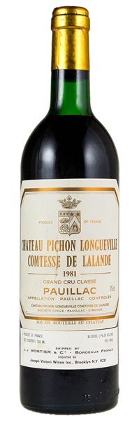 1981 Château Pichon-Longueville-Comtesse-de-Lalande, 750ml