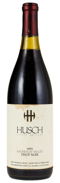 1992 Husch Anderson Valley Pinot Noir, 750ml