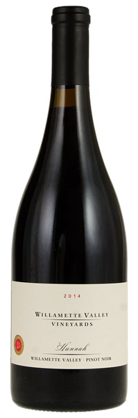 2014 Willamette Valley Vineyards Hannah Pinot Noir, 750ml