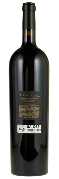2017 Alpha Omega Thomas Vineyard Cabernet Sauvignon, 1.5ltr