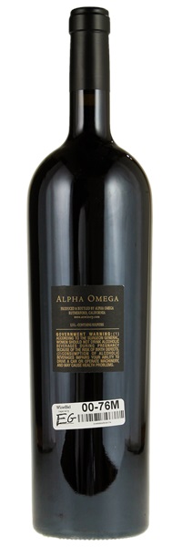 2018 Alpha Omega Sunshine Valley Vineyard Cabernet Sauvignon, 1.5ltr