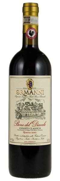 2012 Ormanni Chianti Classico Riserva Borro del Diavolo, 750ml