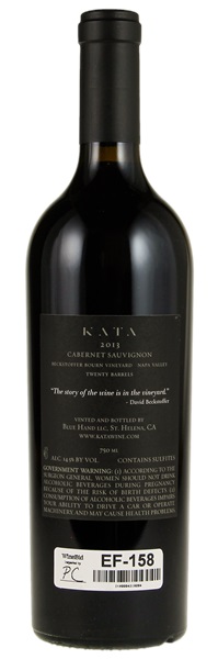 2013 Kata Beckstoffer Bourn Vineyard Cabernet Sauvignon, 750ml