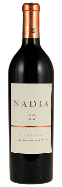 2012 Nadia Santa Barbara Highlands Vineyard Trio, 750ml