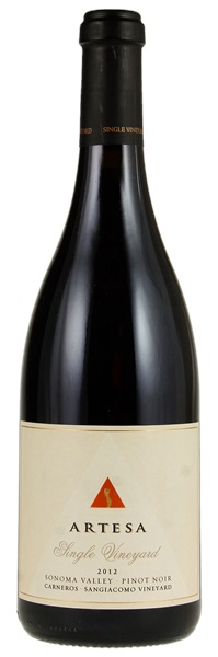 2012 Artesa Single Vineyard Sangiacomo Vineyard Pinot Noir, 750ml