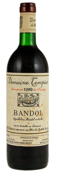 1989 Domaine Tempier Bandol Tourtine, 750ml