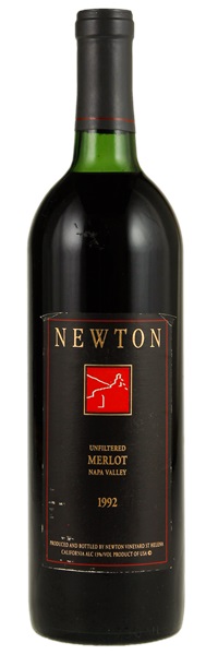 1992 Newton Unfiltered Merlot, 750ml