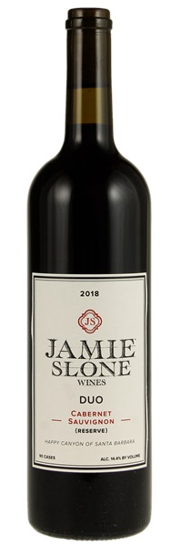 2018 Jamie Slone Wines Duo Reserve Cabernet Sauvignon, 750ml