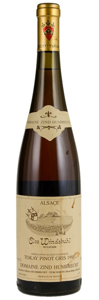1993 Zind-Humbrecht Tokay Pinot Gris Hunawihr Clos Windsbuhl, 750ml