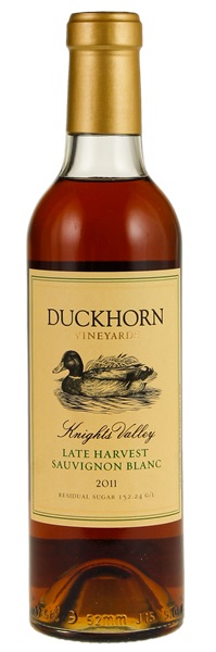 2011 Duckhorn Vineyards Knights Valley Late Harvest Sauvignon Blanc, 375ml