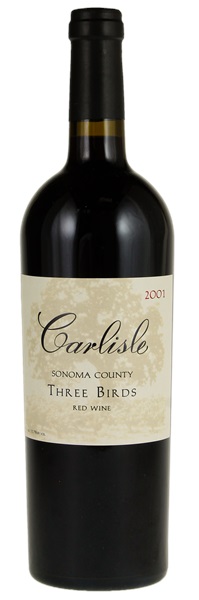 2001 Carlisle Three Birds Red Wine, 750ml