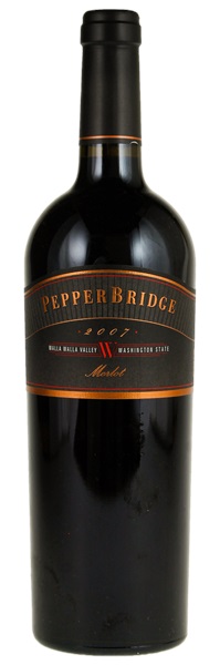 2007 Pepper Bridge Seven Hills Vineyard Merlot, 750ml