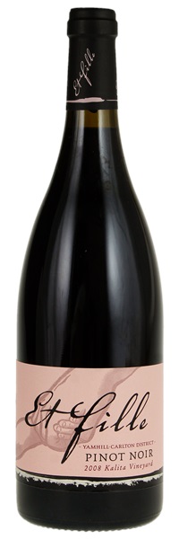 2008 Et Fille Kalita Vineyard Pinot Noir, 750ml