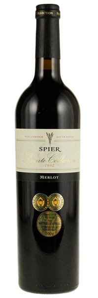 2002 Spier Private Collection Merlot, 750ml