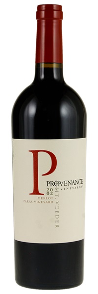 2002 Provenance Paras Vineyard Merlot, 750ml