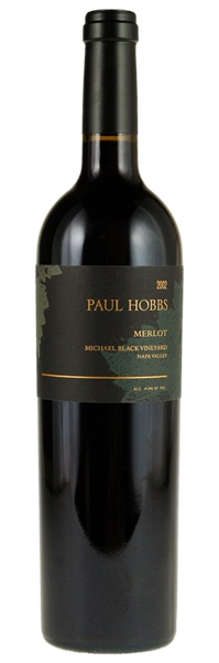 2002 Paul Hobbs Michael Black Vineyard Merlot, 750ml