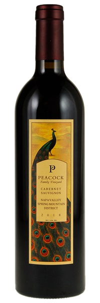 2018 Peacock Family Vineyard Cabernet Sauvignon, 750ml