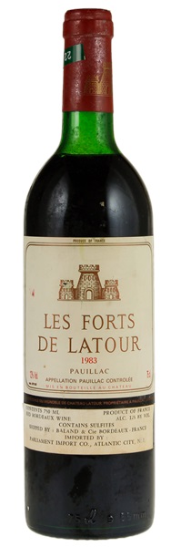 1983 Les Forts de Latour, 750ml