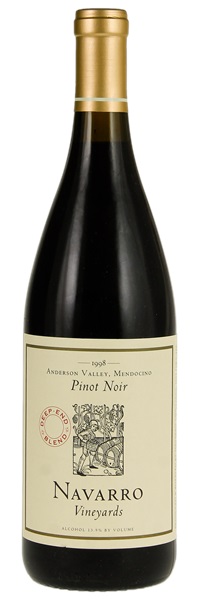1998 Navarro Vineyards Deep End Blend Pinot Noir, 750ml