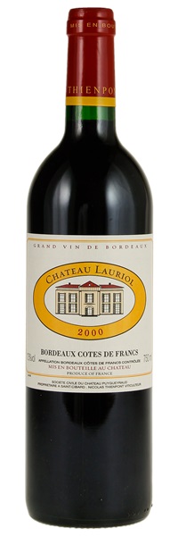 2000 Chateau Lauriol Bordeaux Cotes de Francs, 750ml