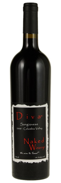 2008 Naked Winery Diva Sangiovese, 750ml