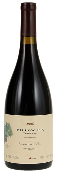 2006 Pillow Road Vineyard Pinot Noir, 750ml