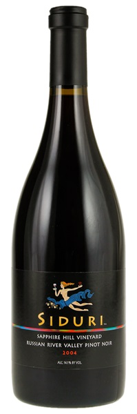 2004 Siduri Sapphire Hill Vineyard Pinot Noir, 750ml
