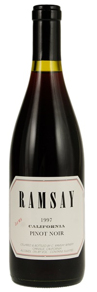 1997 Ramsay Lot # 9 Pinot Noir, 750ml