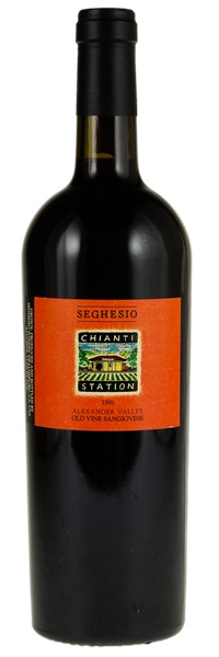 1991 Seghesio Family Winery Chianti Station Old Vine Sangiovese, 750ml