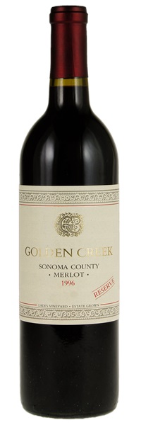 1996 Golden Creek Vineyards Ladi's Vineyard Reserve Merlot, 750ml