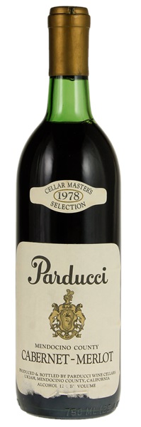 1978 Parducci Cellar Master's Selection Cabernet - Merlot, 750ml
