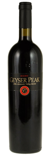 1996 Geyser Peak Alexander Valley Reserve Merlot, 750ml