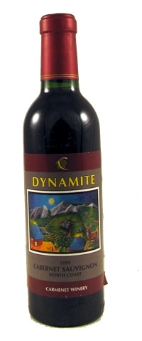 1999 Carmenet Dynamite Vineyard Cabernet Sauvignon, 375ml