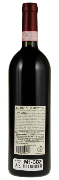 2004 Conterno Fantino Barolo Sori Ginestra, 750ml