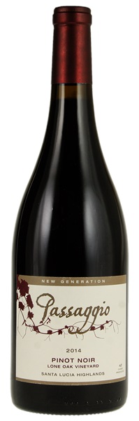 2014 Passaggio Lone Oak Vineyard Pinot Noir, 750ml