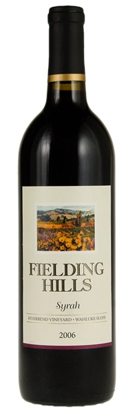 2006 Fielding Hills Riverbend Vineyard Syrah, 750ml